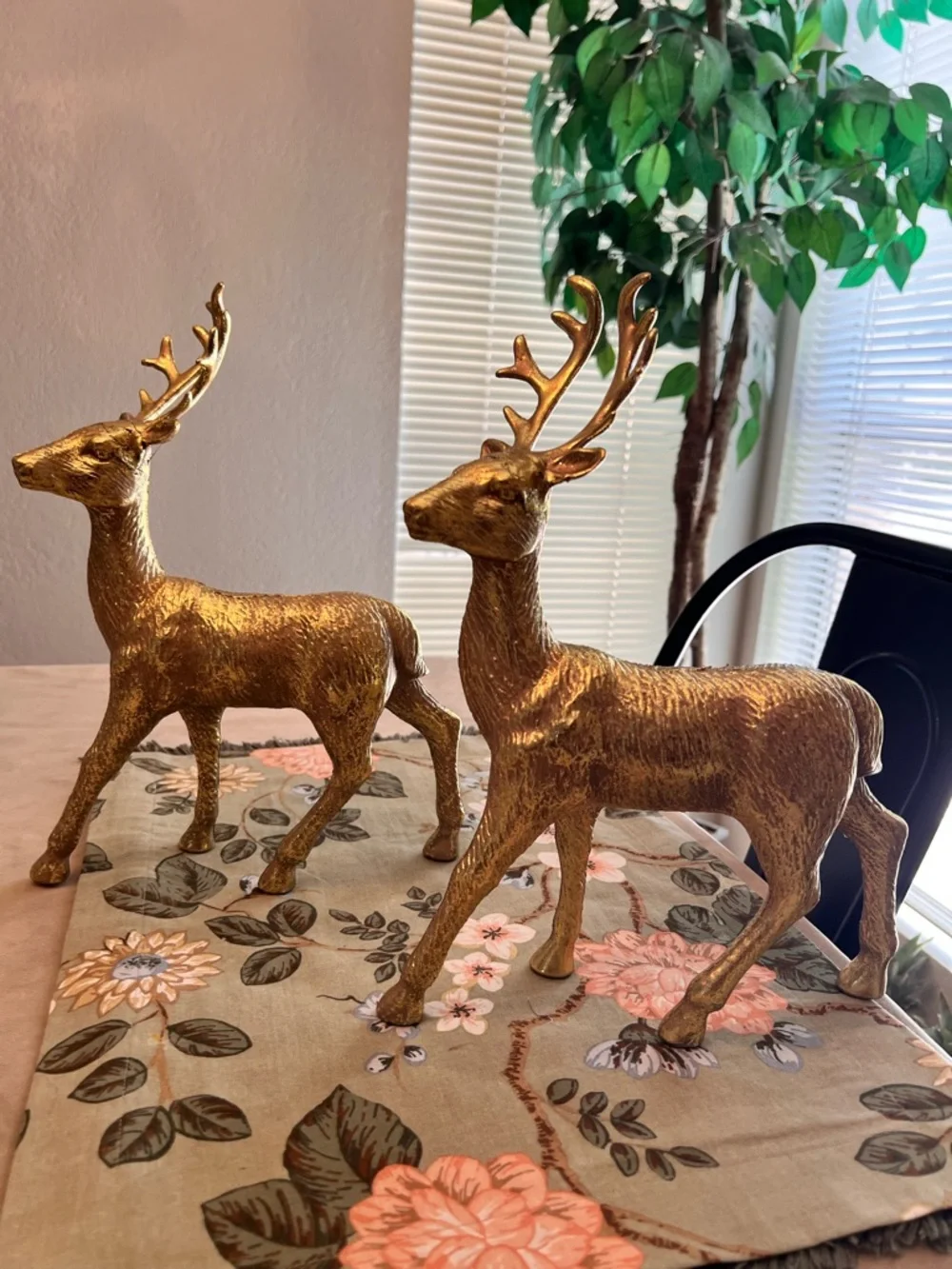 Target Gold Metallic Reindeer Holiday Figurines